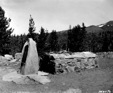 382576 John T. Craig Monument, Willamette NF, OR 1939 photo