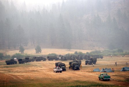 392 Ochoco National Forest Hash Rock Fire camp