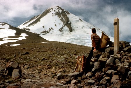 Mt Hood National Forest , Elliot glacier Mt Hood photo