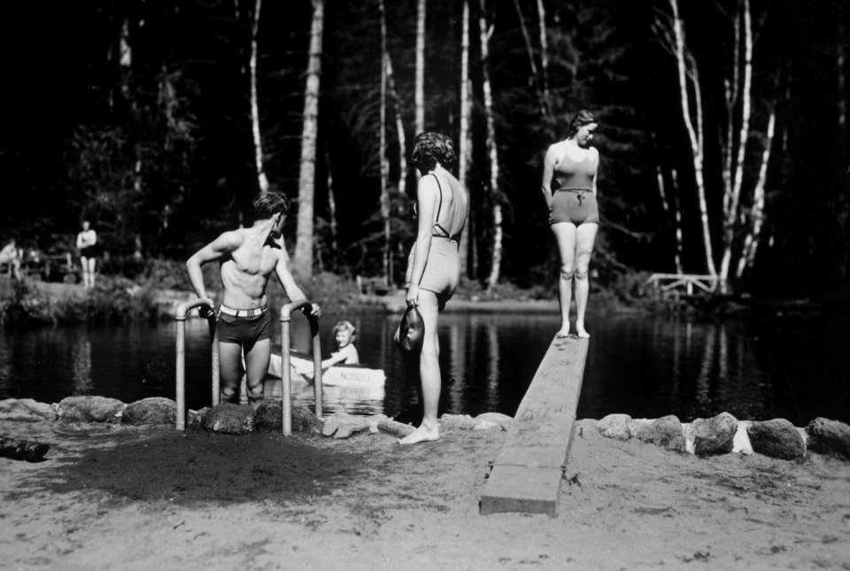 Swimming pool at Swim Resort, Mt Hood National Forest