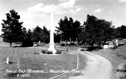 A-1075 Forest Fire Memorial, Moose Lake, Minn.