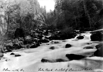 Umpqua NF - Lake Cr Outlet of Diamond Lake, OR c1910