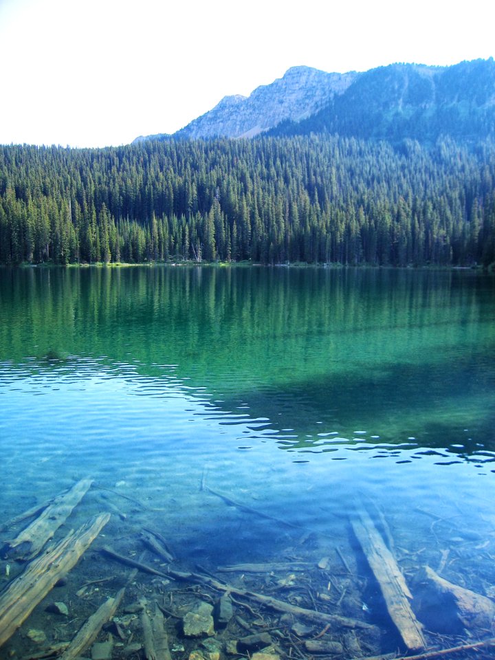 Little Therriault Lake is the legacy of glaciers that carved the peaks of the Ten Lakes Scenic Area in the Kootenai National Forest