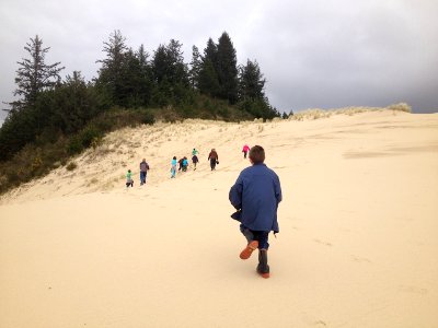 Fourth Grader Outing at Oregon Dunes, Siuslaw National Forest photo