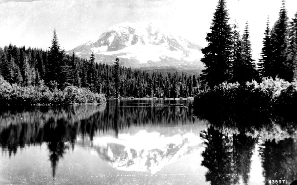435971 Mt. Adams from Olallie Lake, Columbia NF, 1937 WA