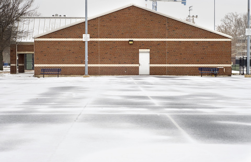 Architecture winter white