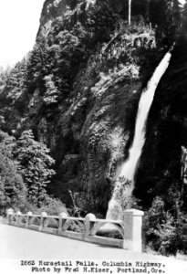 1663 Horsetail Falls, Columbia Highway by Kiser