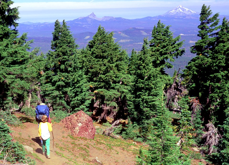 Hiking on Geen Ridge, Deschutes National Forest