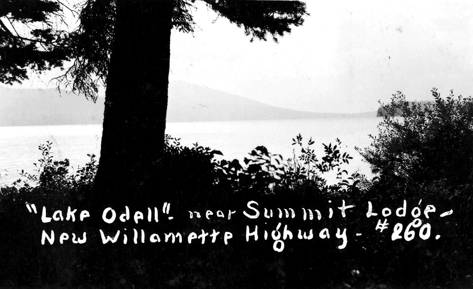 #260 'Lake Odell' near Summit Lodge - New Willamette Highway