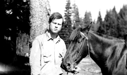 John Kuhns with Maude at Quartz Mtn RS in Fall 1911