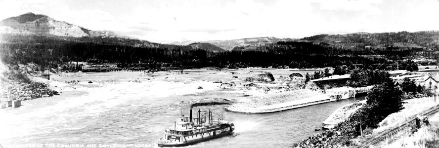 097 Cascades of the Columbia and Government Locks by C&D