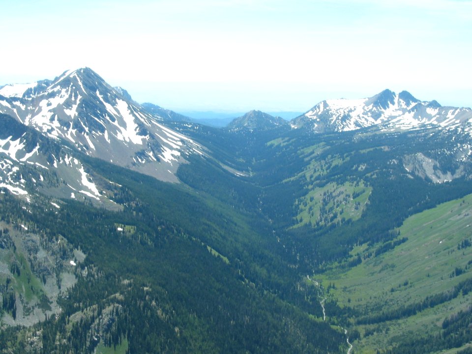 Cliff Creek and Mountains, Wallowa-Whitman National Forest photo