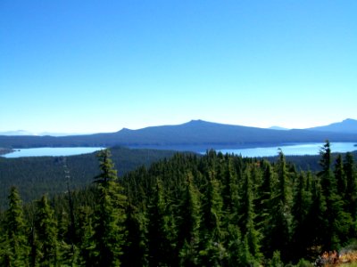 View of Waldo Lake, Willamette National Forest photo