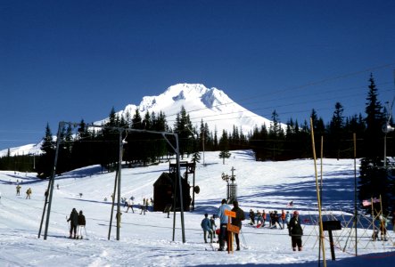 Mt Hood Summit ski area, 1970 photo