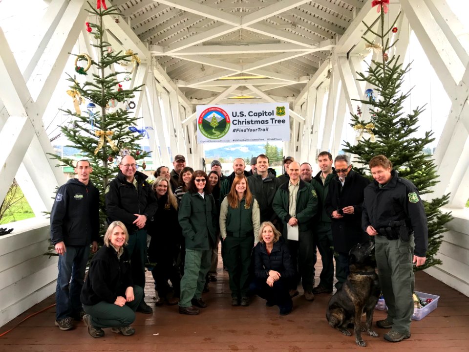 The team behind the 2018 Capitol Christmas Tree