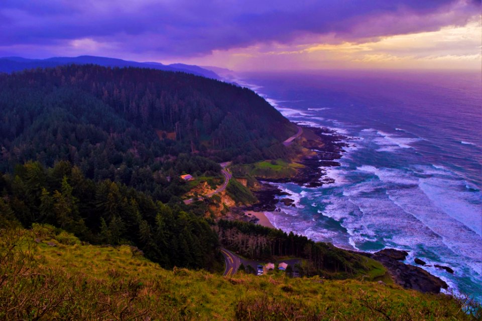 Cape Perpetua after a storm, Siuslaw National Forest