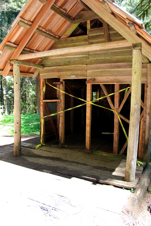 Vandalism at Bagby Hot Springs 1, Mt Hood National Forest