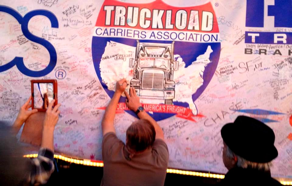 2013 Capitol Christmas Tree- Signing the Truck