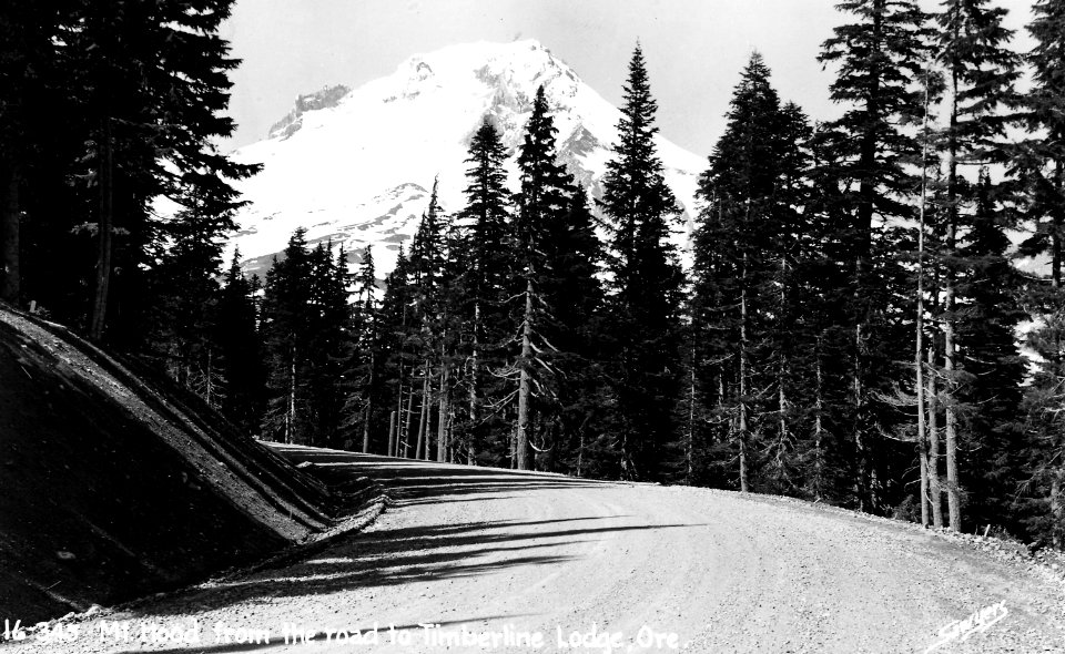 16-345 Mt Hood from the Road to Timberline Lodge, Ore.