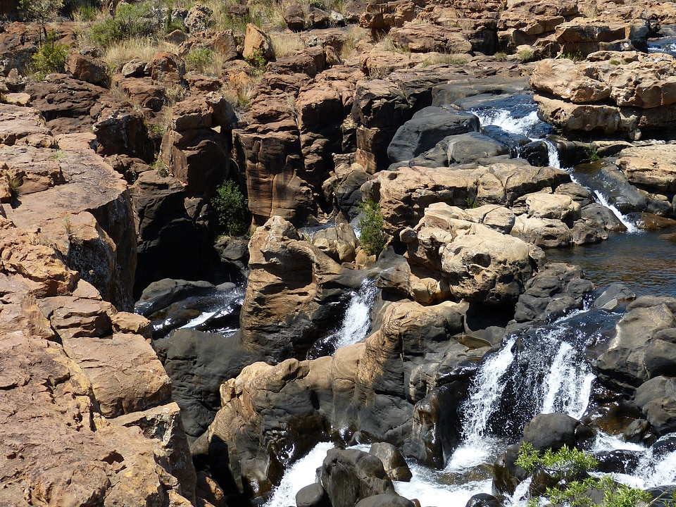 Panorama route river rock