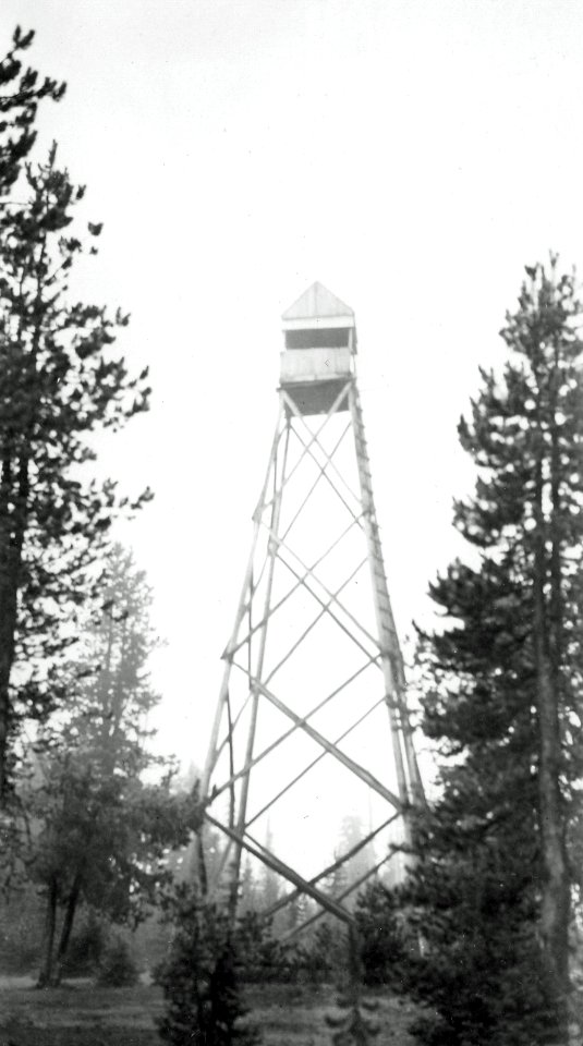 Lookout Tower Russel Mountain, Whitman National Forest, OR 1942