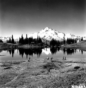 518463 Glacier Peak Wilderness, MtBNF, WA 1967 photo