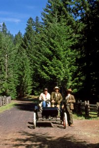 Willamette NF - 1903 Olds at Fish Lake, OR 1991j