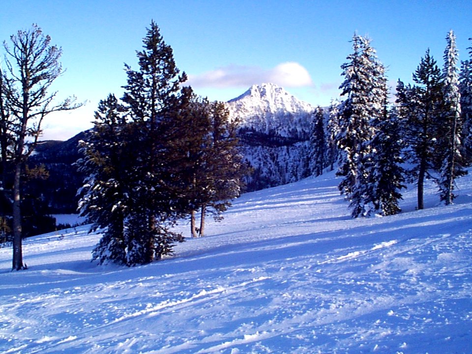 Gun Sight Peak in Winter, Okanogan Wenatchee National Forest