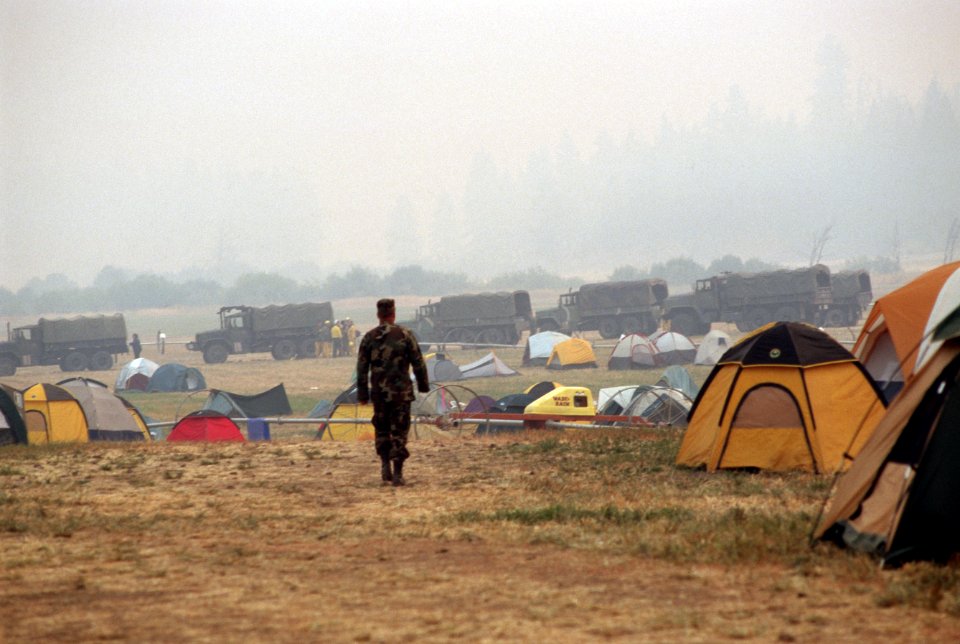 433 Ochoco National Forest Hash Rock Fire camp
