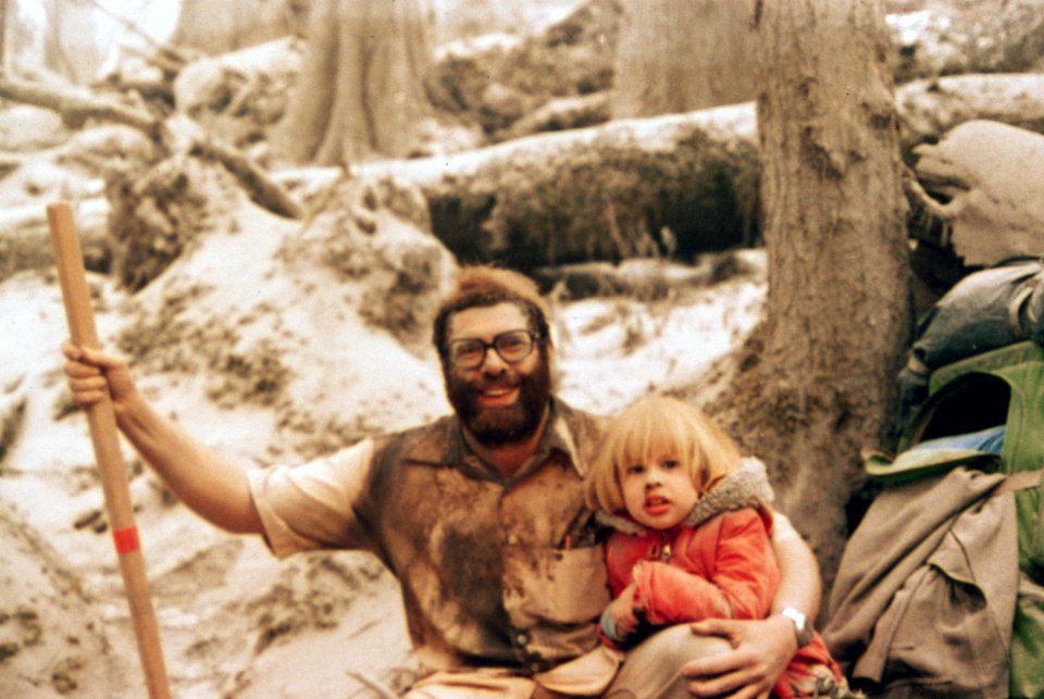 Rescued survivors of the May 18th 1980 Mt St Helens eruption