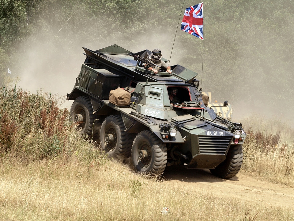Vehicle show armed