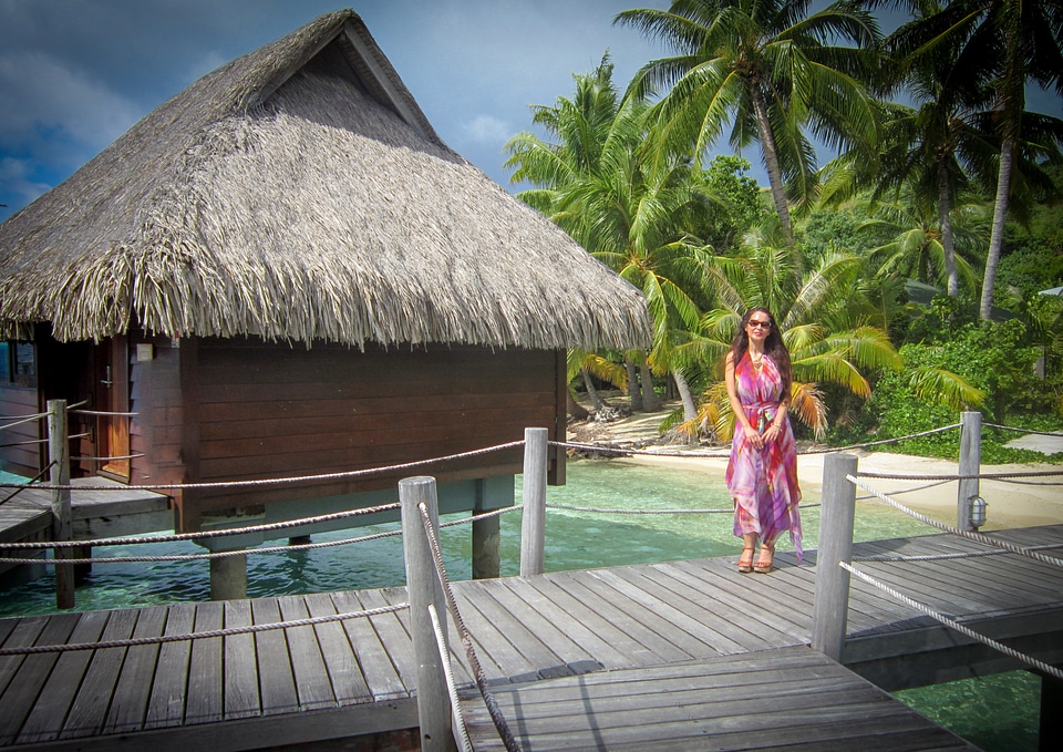 South pacific woman portrait