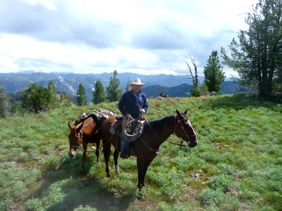 Forest Service Horse Packer, Wallowa-Whitman National Forest photo