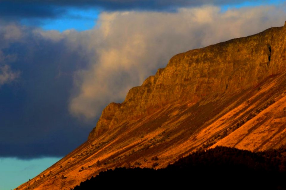 Abert Rim in Winter-Fremont Winema