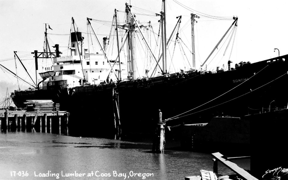 17-036 Loading Lumber at Coos Bay, Oregon