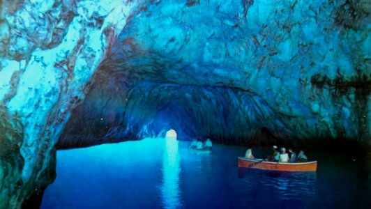 Capri-Grotte bleue. photo