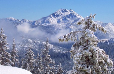 Winter at Preston Peak, Rogue River Siskiyou National Forest photo