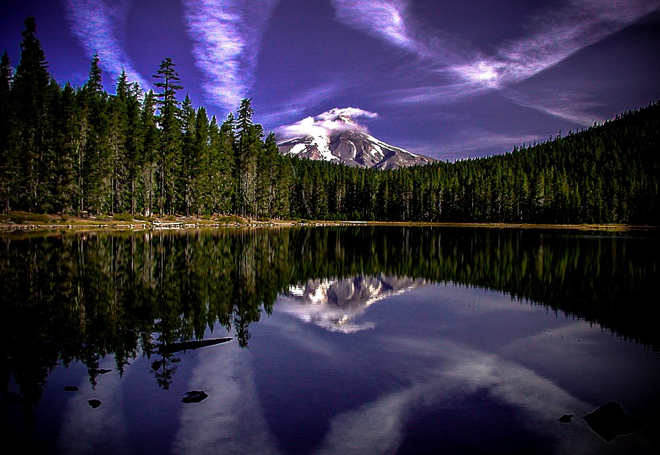 FROG LAKE AND MT HOOD-MT HOOD