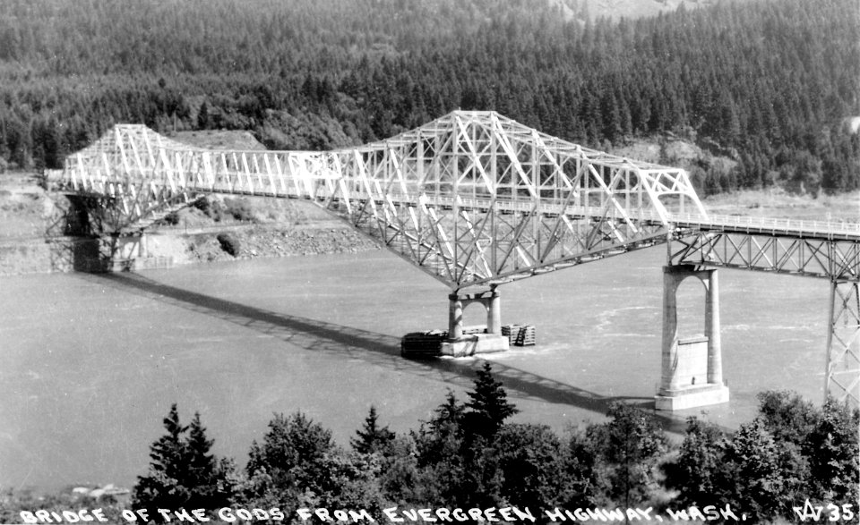 35 Bridge of The Gods from Evergreen Highway by Andrews