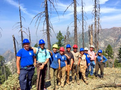 Siskiyou Mountain Club with the Forest Supervisor in the Kalmiopsis-Rogue River Siskiyou photo