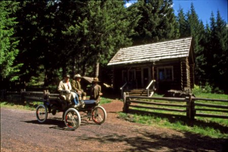 Willamette NF - 1903 Olds at Fish Lake, OR 1991k photo