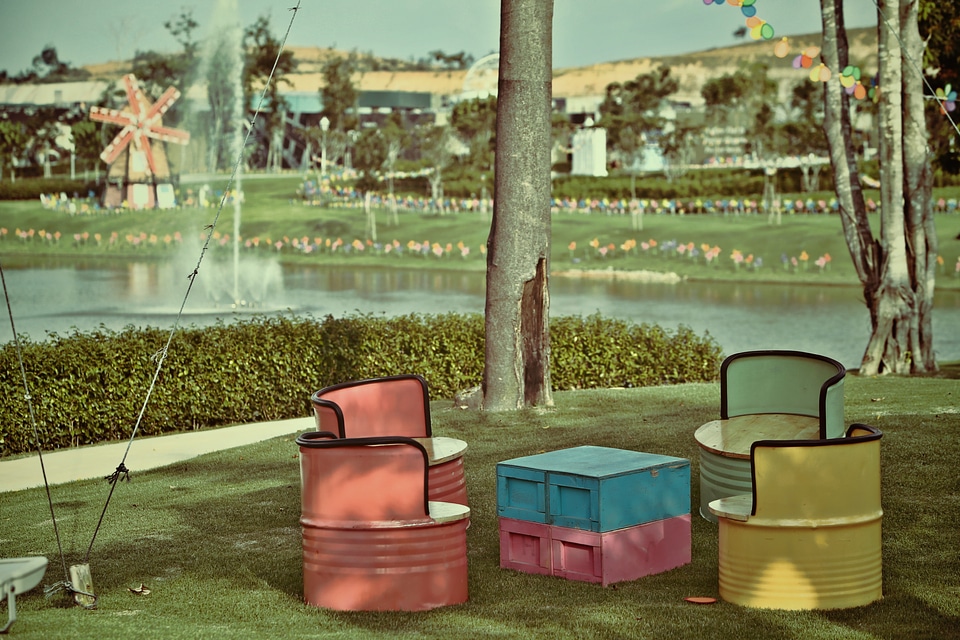 Bohemian lounge retro