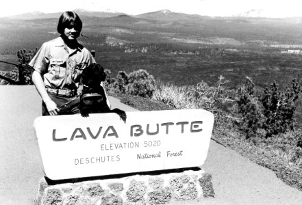 770620-2 Joe Meade & Missy, Deschutes NF, OR 1977