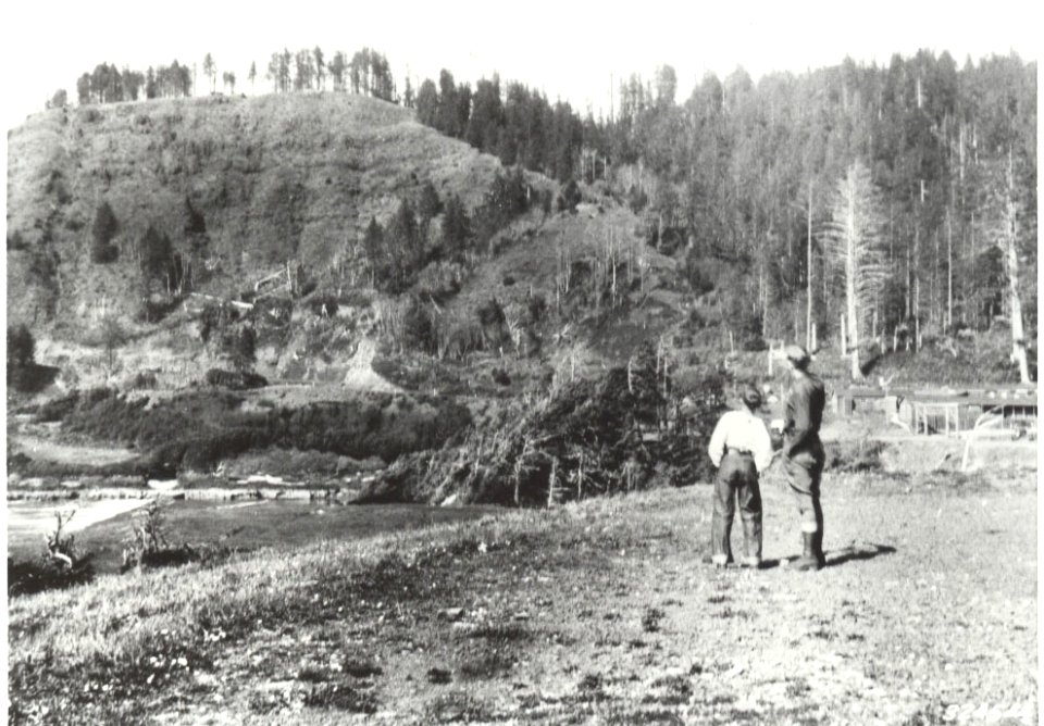 Cape Perpetua Head land form point on highway 8-17-1936