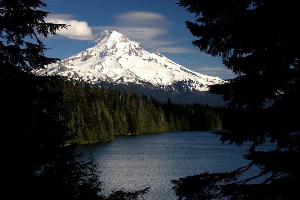MT HOOD FROM LOST LAKE-MT HOOD