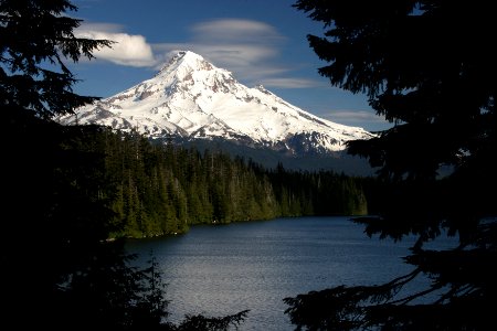 MT HOOD FROM LOST LAKE-MT HOOD