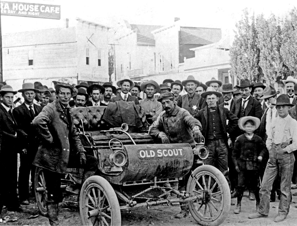 Old Scout at Prineville, OR 1905