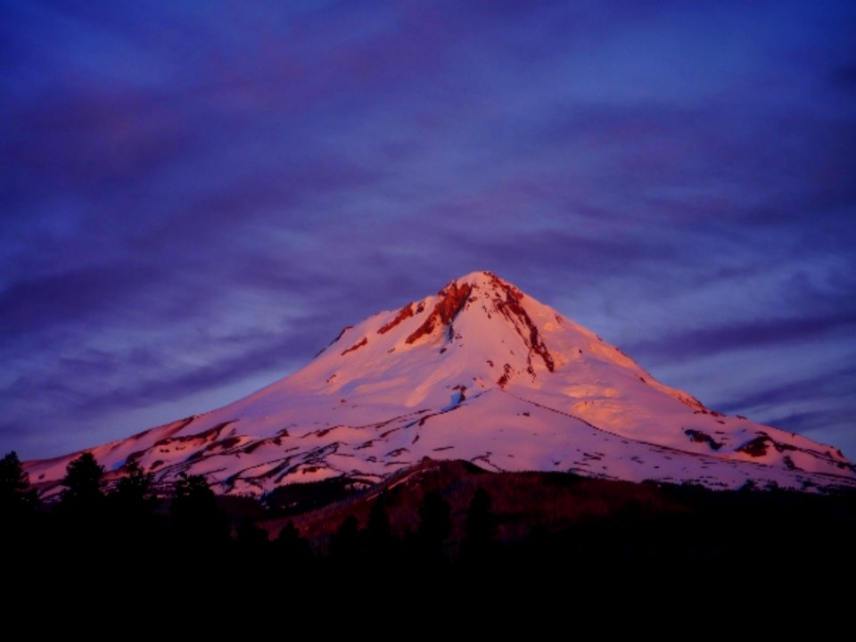 Mt Hood at Dawn, Mt Hood National Forest