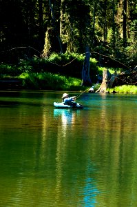 Flyfishing at Goose Lake 2-Gifford Pinchot