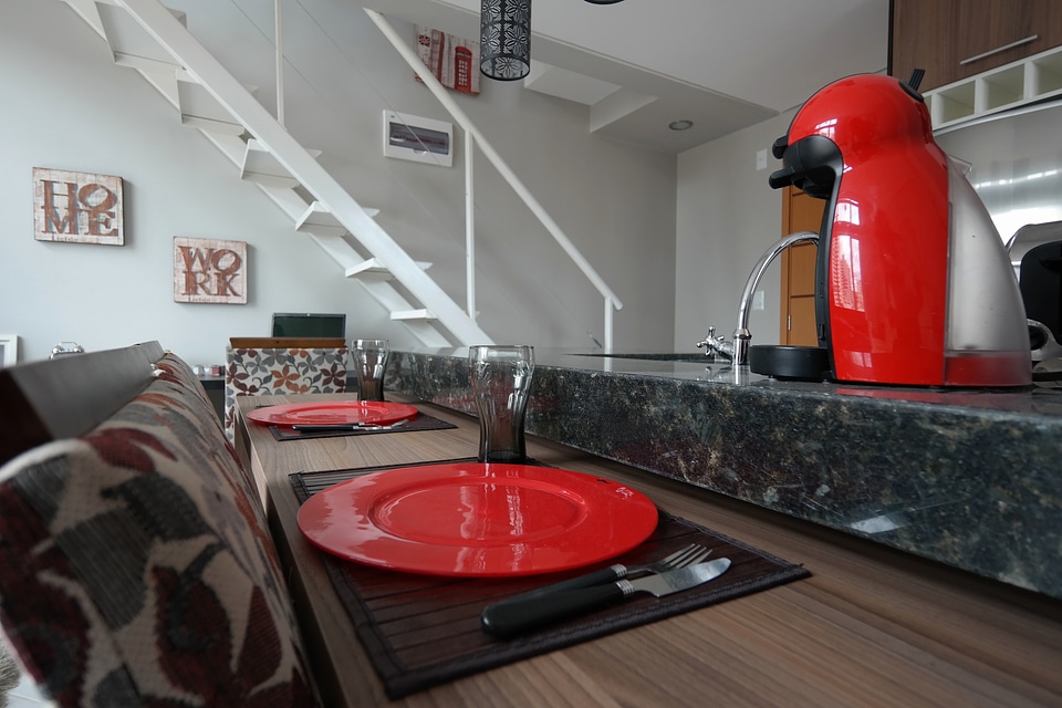 Coffee machine american game dishes